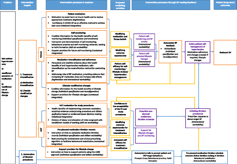 intervention planning for a digital intervention for self management