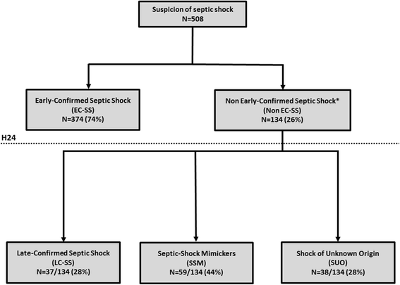 Pathophysiology Of Shock Flow Chart