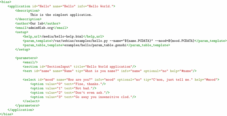 WeBIAS: a web server for publishing bioinformatics applications | BMC  Research Notes | Full Text