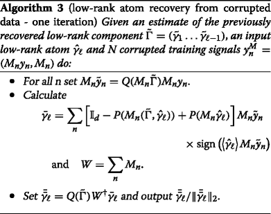 Fast Dictionary Learning From Incomplete Data Springerlink