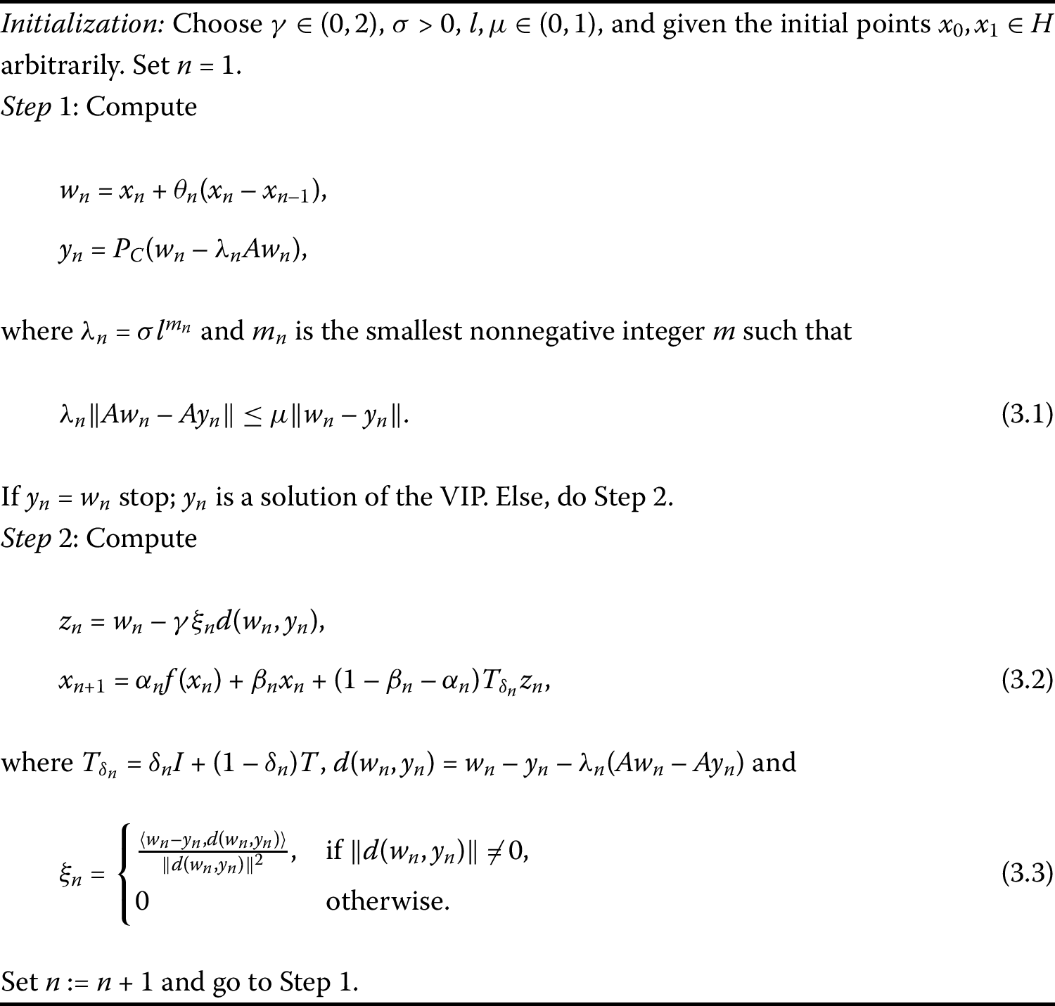 Algorithm 3.3