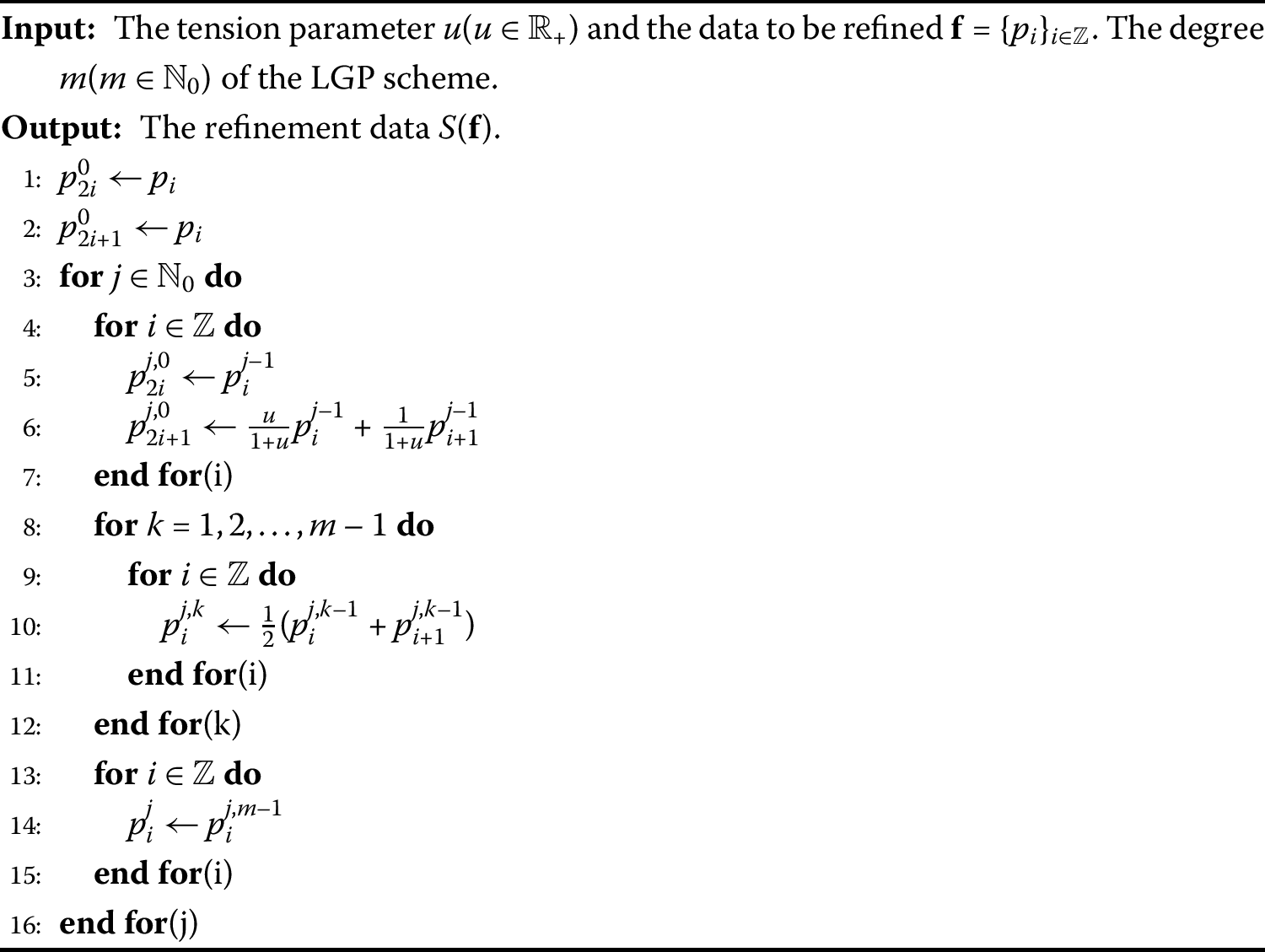 Algorithm 1