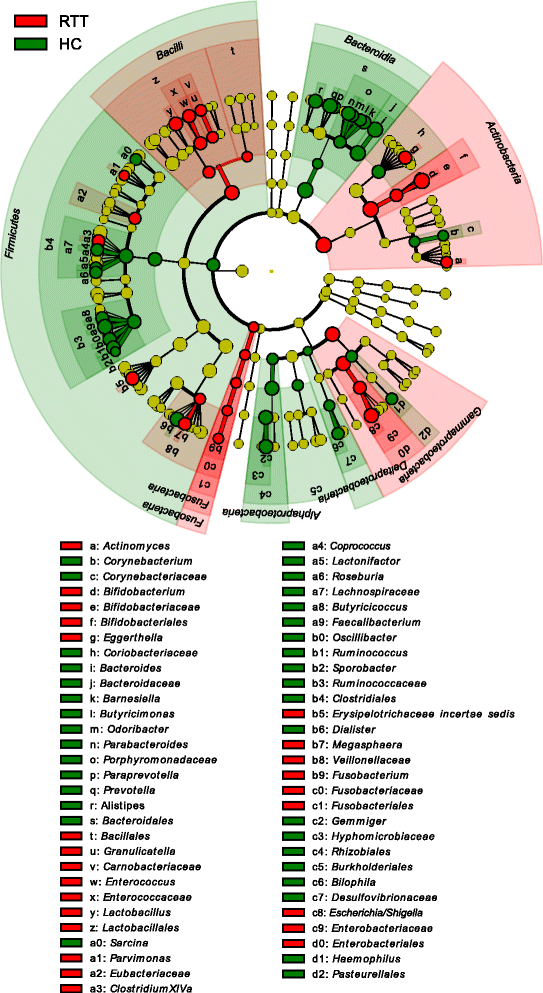 Altered Gut Microbiota In Rett Syndrome Microbiome Full Text