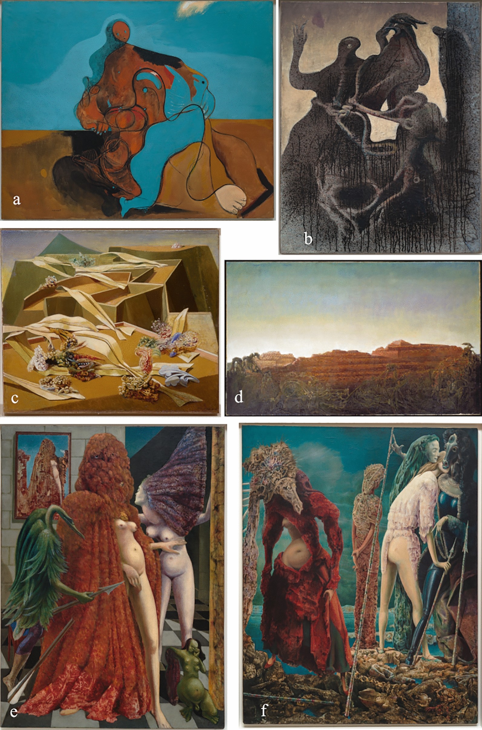 Photo Tirage 15x20 Cm - Leonora Carrington, Max Ernst, Breton, Man Ray, 1942