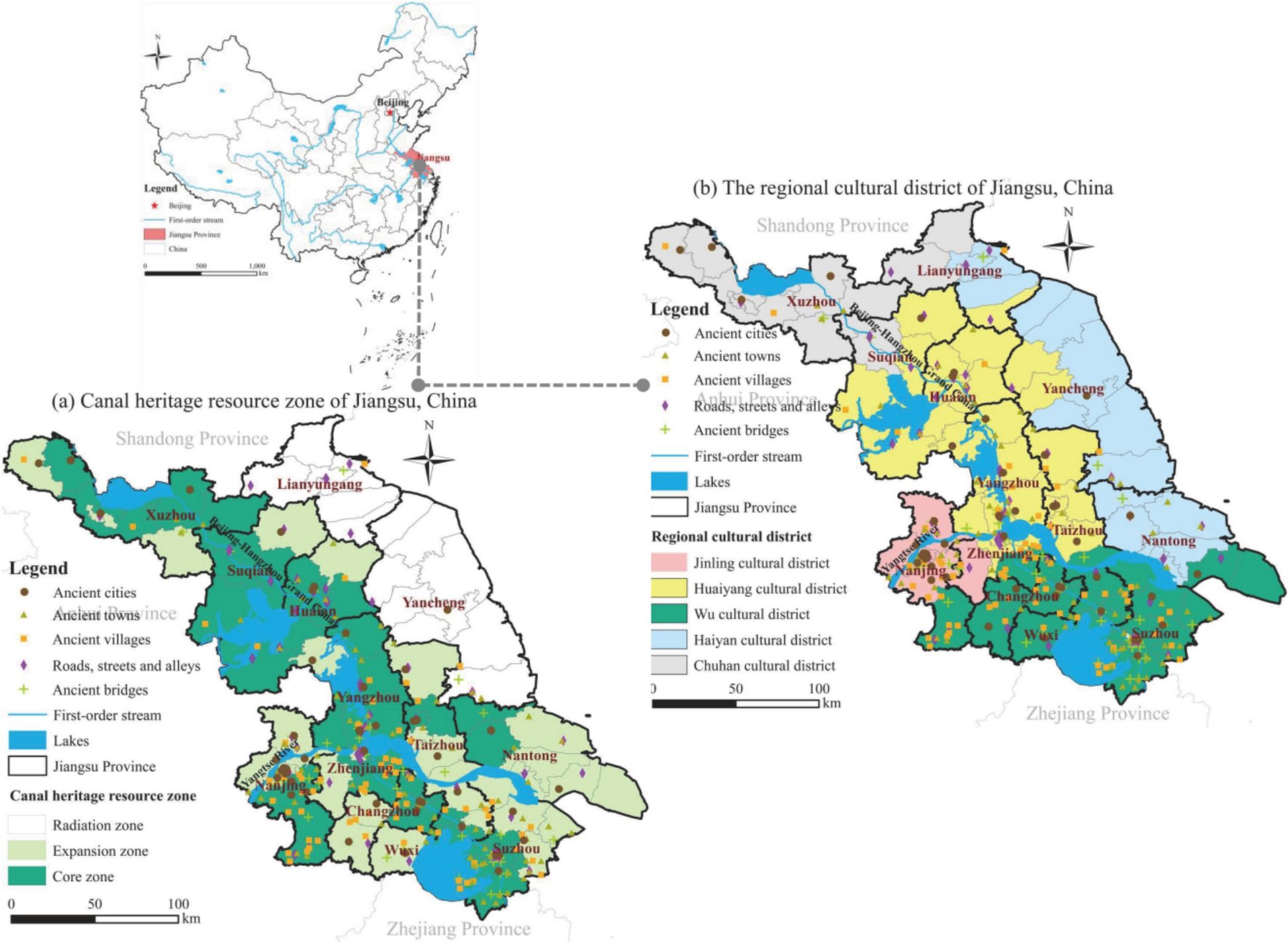Spatiotemporal distribution of toponymic cultural heritage in Jiangsu  Province and its historical and geographical influencing factors | npj  Heritage Science