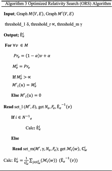 Optimized Relativity Search Node Reduction In Personalized Page Rank Estimation For Large Graphs Journal Of Big Data Full Text