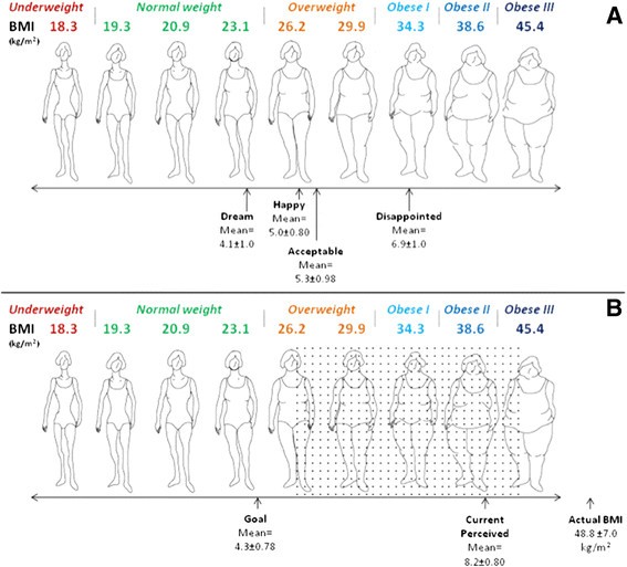 Body shape expectations and self-ideal body shape discrepancy in