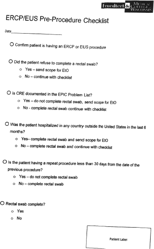 A Novel Protocol Obviates Endoscope Sampling for