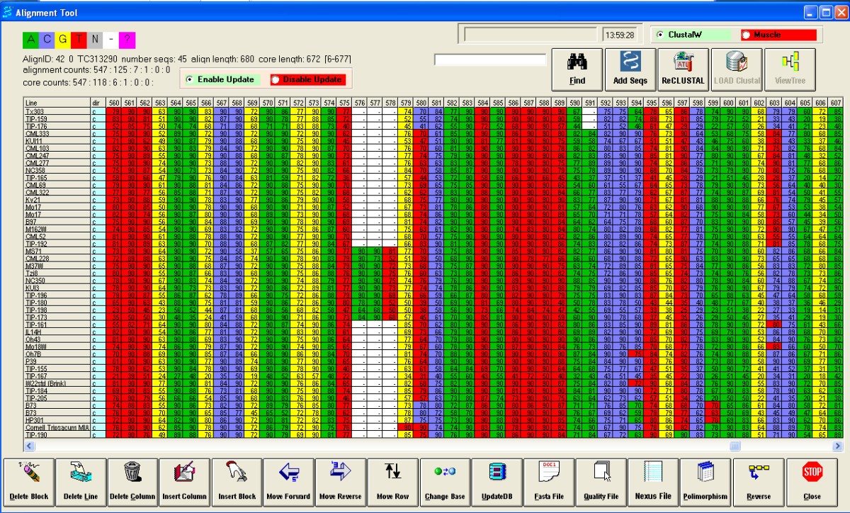 DNAAlignEditor DNA alignment editor tool BMC Bioinformatics Full Text