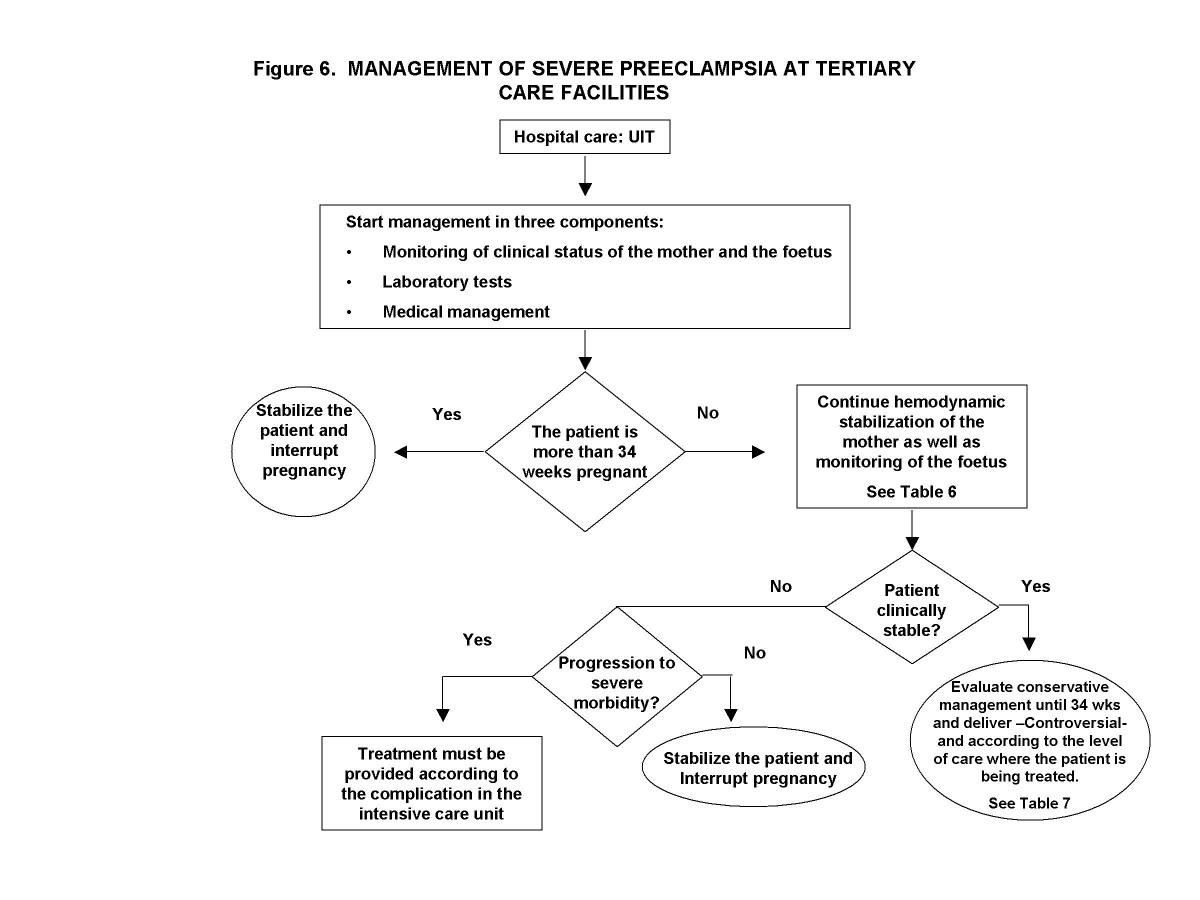 Critical pathways for the management of preeclampsia and severe