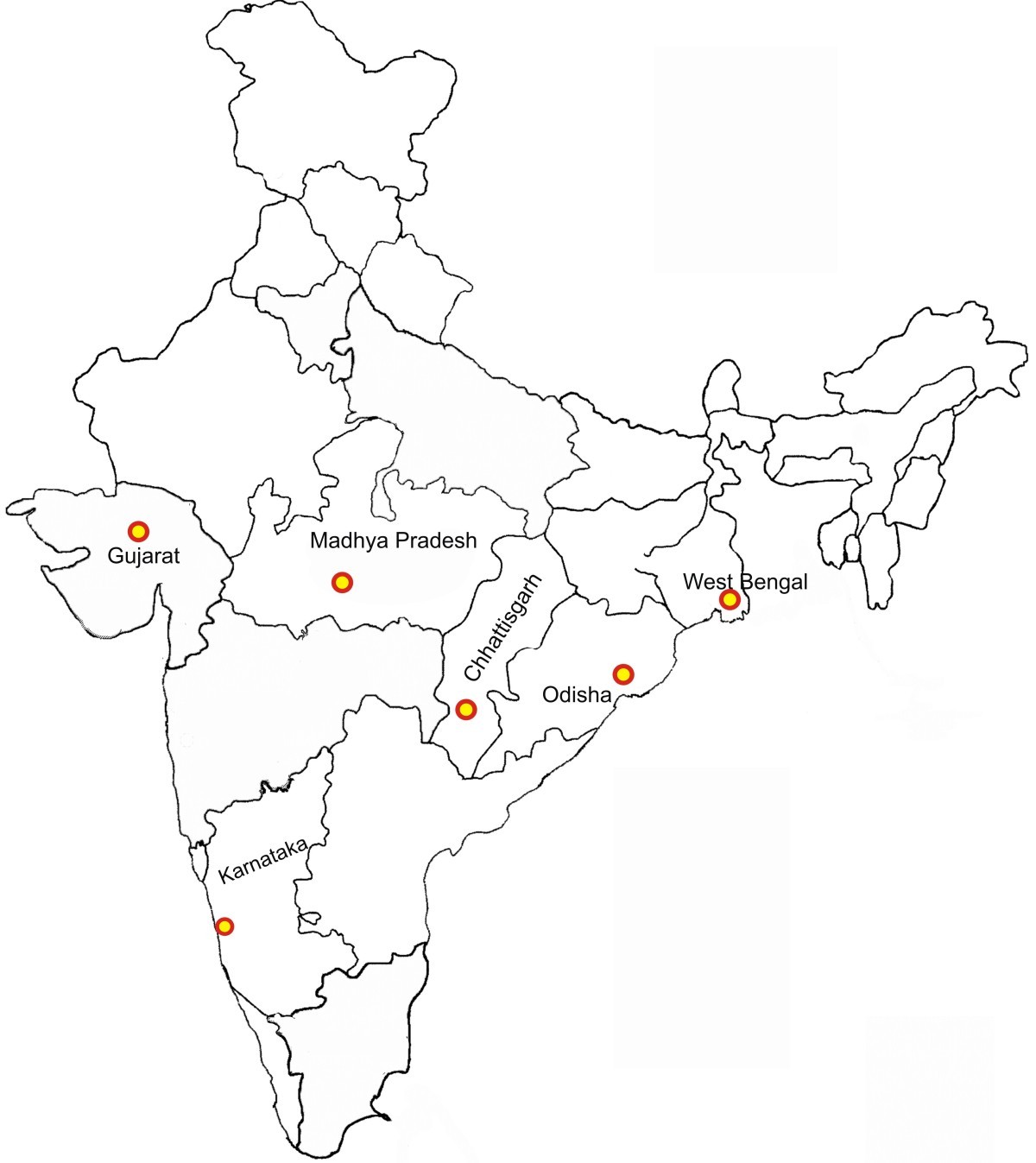 Image Result For Blank Map Of Gujarat Image Result For Blank Map Of Gujarat