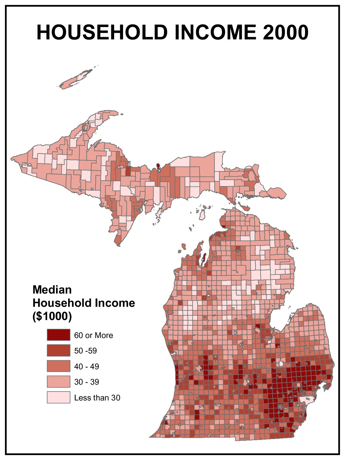 Evaluating Michigan's community hospital access spatial methods for