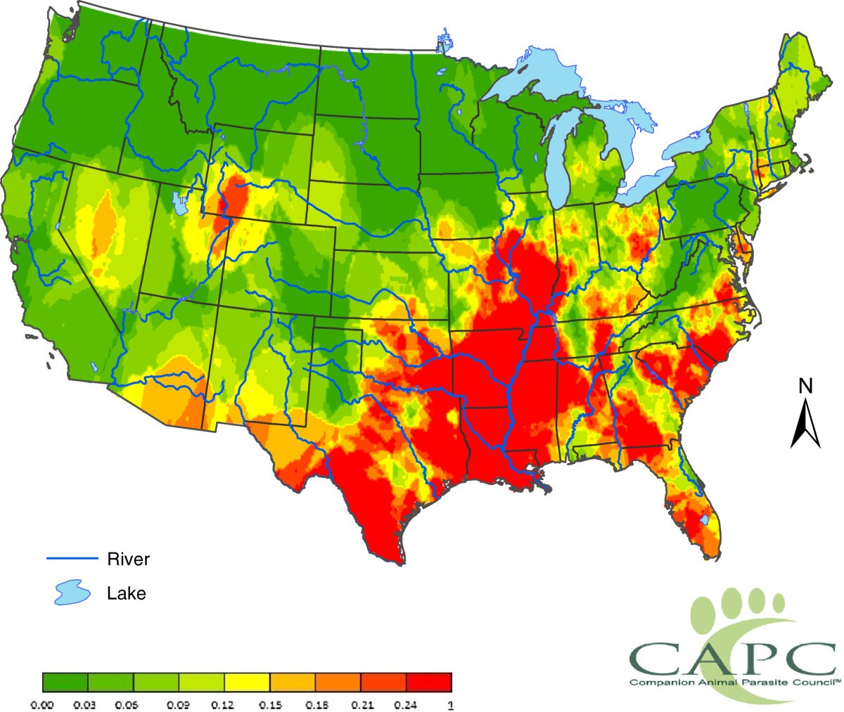Key factors influencing canine heartworm, Dirofilaria immitis, in the