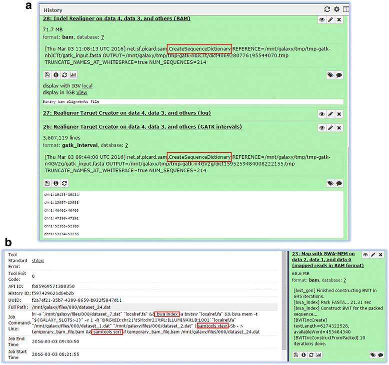 Investigating reproducibility and tracking provenance – A genomic