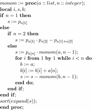 Augmented monomials in terms of power sums | SpringerLink