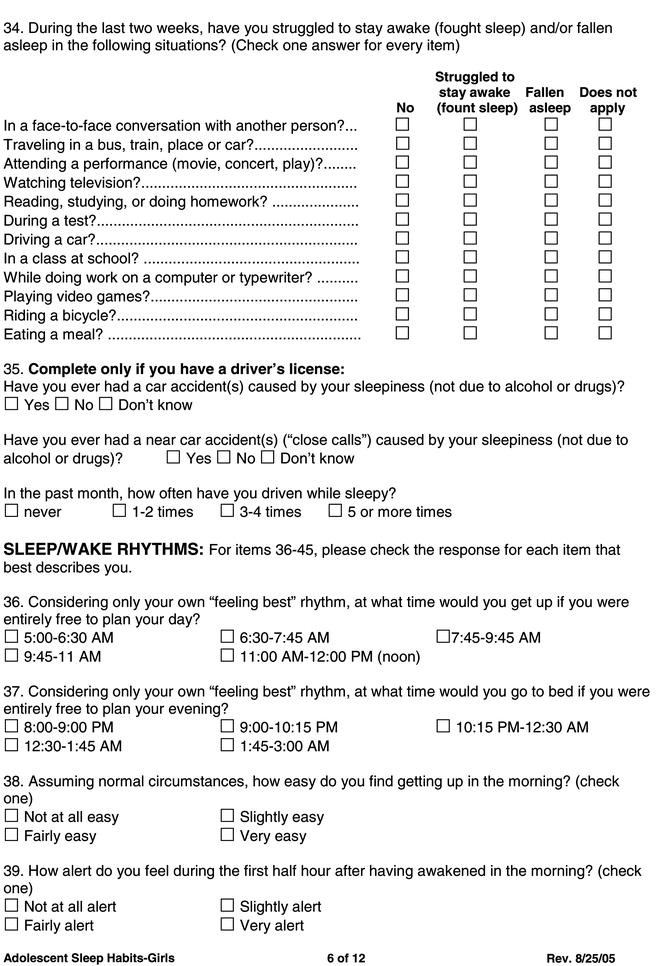 Validation of the newly developed Sleep Screening Questionnaire