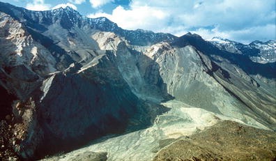 Usoi Landslide and Lake Sarez, Figure 1