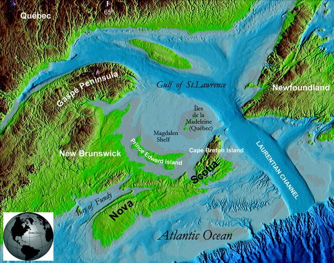 Appalachian Glacier Complex in Maritime Canada, Figure 1