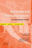 Knowledge and Information Systems 11/2025