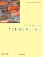 Journal of Scheduling 6/2025