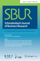 Schmalenbach Journal of Business Research 1/2025