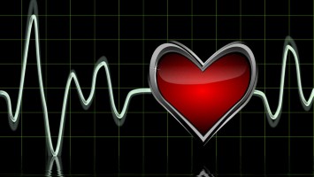 Bildmontage Herz und Sinusrhythmus