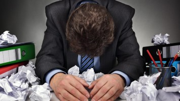 Frust und Depression im Büro