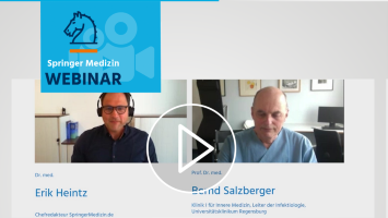 Teaserbild zu Webinar mit Prof. Salzberger