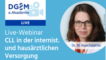 Live-Webinar CLL in der internistischen und hausärztlichen Versorgung