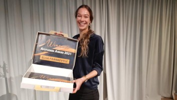 Else Frankevyle wint 1e NVvP-AfstudeerAward