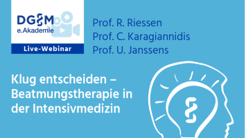 Webinar Klug entscheiden – Beatmungstherapie in der Intensivmedizin