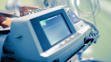 Monitor mit Flatline