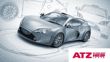 Automobil-Designskizze