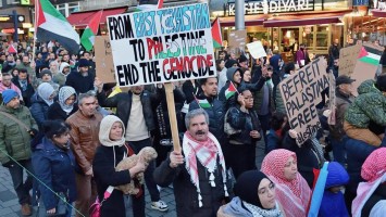 Pro-Palästina-Demonstration im November 2023 in Mannheim