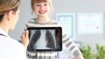 Röntgenaufnahme des Thorax beim Kind
