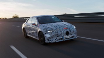 Mercedes-Benz CLA on a test drive