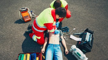 Außerklinische Reanimation durch Notarzt