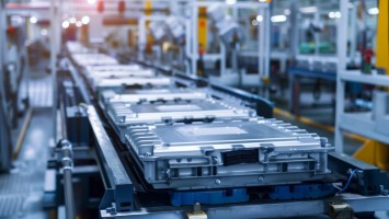 Industrielle Produktion von Batteriemodulen für Elektroautos