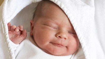 Schlafender Säugling