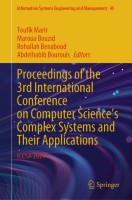 Proceedings of the 3rd International Conference on Computer Science's Complex Systems and Their Applications
