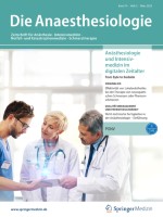 Alles fließt, nichts bleibt – Anästhesiologie und Intensivmedizin im digitalen Zeitalter