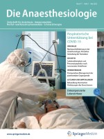 Die Anaesthesiologie