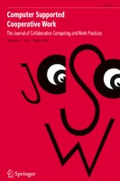 Computer Supported Cooperative Work (CSCW) 1/2025