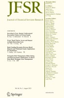 Journal of Financial Services Research 1/2025