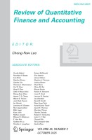 Review of Quantitative Finance and Accounting 3/2025