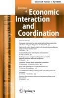 Journal of Economic Interaction and Coordination 2/2025