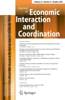 Journal of Economic Interaction and Coordination 4/2025
