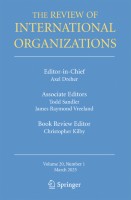 The Review of International Organizations 1/2025