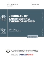 Journal of Engineering Thermophysics 1/2025