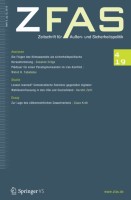 Zeitschrift für Außen- und Sicherheitspolitik 4/2019